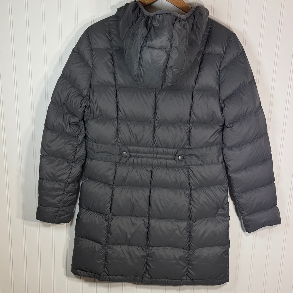 Michael Kors Women’s Packable Charcoal Hooded Down Fill Puffer Coat Parka Size M - Picture 5 of 14